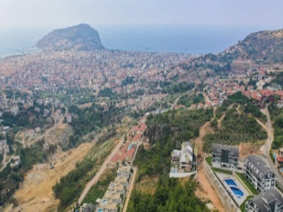 Alanya Tepede Satılık Arsa Villa Sı Tepe Mahallesi