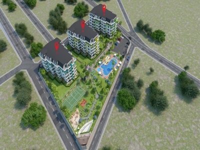 Life Garden Oba Satılık Daireler Yeni Konut Projeleri Alanya Mah