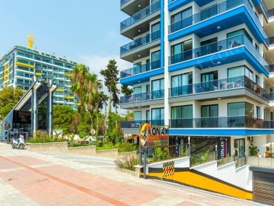 Konak Twin Tower Mahmutlarda Denize Sıfır Sitede Satılık Daire 2+1 Alanya Mahmutlar Mah