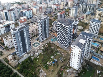 Mahmutlar Ruby Tower Da Satılık Daire 2+1 Lüks 12 Kat Deniz Manzaralı Alanya Mah