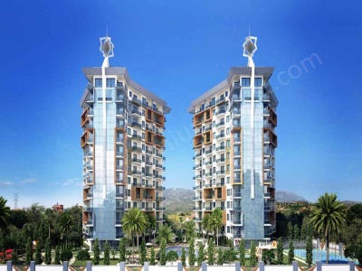 Alanya Mahmutlar Tekinoğlu Rezidansta Satılık Daire 1+1 Lüks Ler Antalya Mah