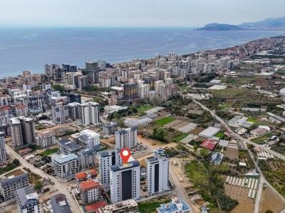 Satılık Daire Mahmutlar – Green Ocean Resıdence Modern 1+1 Şehir Manzaralı Alanya Mah