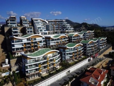 Konaklıda Satılık Daire Eşyalı – Elıte Admıral (Admıral Premıum) 2+1 Deniz Manzaralı Alanya Konaklı Mah