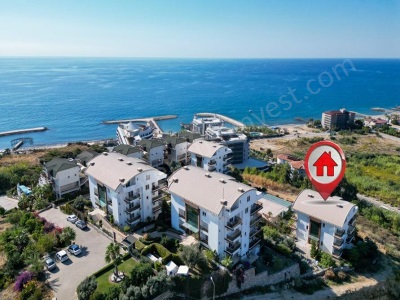 Satılık Daire Deniz Manzaralı Lüks Sunset Beach Vıp 2 Konaklı Alanya Mah