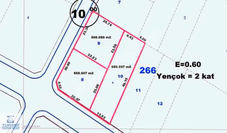 Yalova Safran Karatepe 1705 M2 Satılık Arazi Arsa Merkez Bağlarbaşı Mah