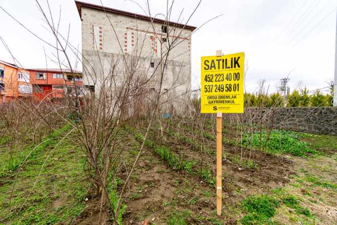 Ordu Perşembe Efirlide Satılık Arsa 202M² imarlı Tek Tapu Efirli Mah