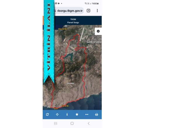 Zeytinliköy Mevkii Gökçeada Satılık Arazi |  10992M2 2.150.000Tl Resim-2