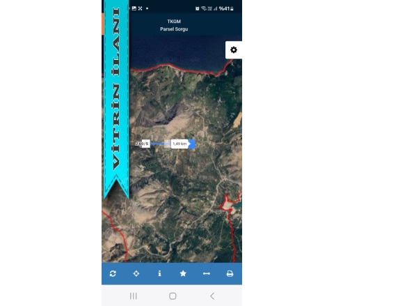 Tepeköy Mevkii Gökçeada Satılık Arazi |  1543M2 610.000Tl Resim-5