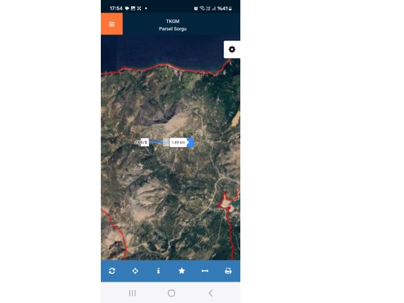 Tepeköy Mevkii Gökçeada Satılık Arazi |  1543M2 650.000Tl Resim-5