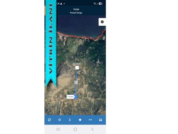 Tepeköy Mevkii Gökçeada Satılık Arazi |  1146M2 1.500.000Tl Resim-2