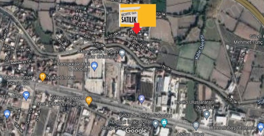 Akhan Mah. Pamukkale Satılık Arsa |  316M2 625.000Tl İmarlı  Resim-5