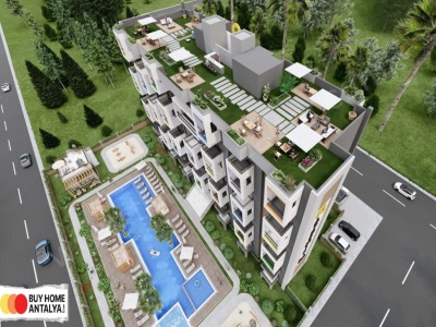 Modern Insaa Edilmiş Daireler Yeni Konut Projeleri Antalya Kepez Varsak Karşıyaka Mah