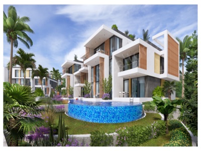 Kıbrısta Kesintisiz Deniz Ve Dağ Manzaralı Daireler Yeni Konut Projeleri Tatlısu