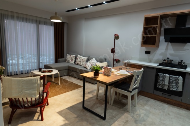 İkiçeşmelik Mah. Kuşadası Satılık Daire |  1+1 Oda | 55M2 4.365.000Tl | 2. Kat | Yerden Isıtma | 1 Banyo | 1 Yatak Odası Resim-4