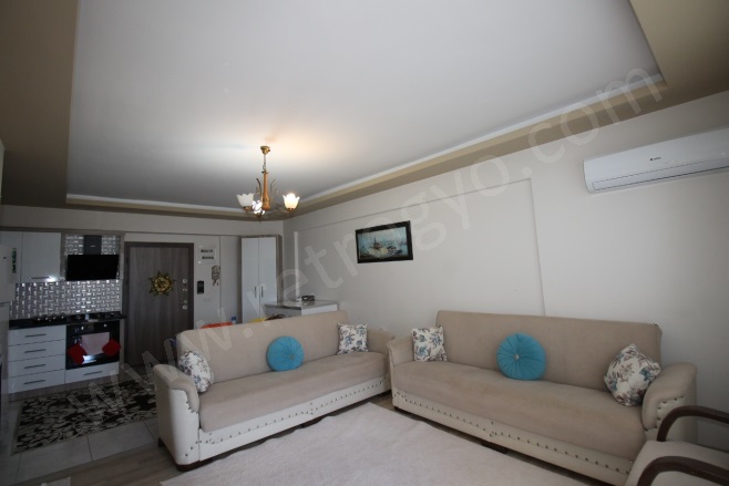 Deniz Mah. Mezitli Kiralık Daire |  1+1 Oda | 60M2 Aylık 18.000Tl Eşyalı  | 4. Kat | Klima | 1 Banyo | 1 Yatak Odası Resim-1