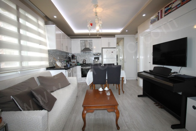 Atatürk Mah. Mezitli Kiralık Daire |  1+1 Oda | 65M2 Aylık 21.000Tl  Krediye Uygun  Eşyalı  | 2. Kat | Doğalgaz(Kombi) | 1 Banyo | 1 Yatak Odası Resim-1