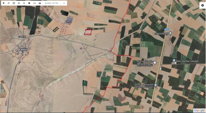 Kaleköy Mah. Selçuklu Satılık Tarla |  68399M2 4.100.000Tl Resim-4