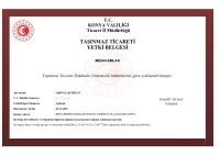 TAŞINMAZ TİCARETİ YETKİ BELGESİ
