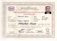 ABDULLAH MİZAN KURS BELGESİ