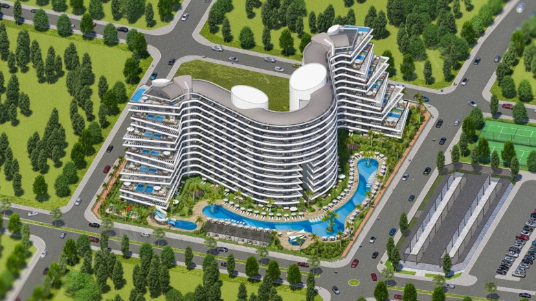 Altıntaş Mah. Aksu Proje Devam Eden | 1+1,2+1,3+1,4+190.000€ - 373.000€ Resim-1