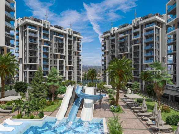 Avsallar Mah. Alanya Proje Devam Eden | 1+1,2+1,3+1,4+1,5+1135.000€ - 345.000€ Resim-5