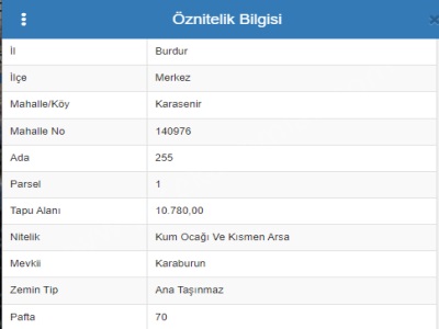 Burdur Merkez Satılık Arsa For Sale Karasenir Mah