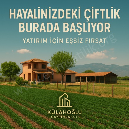 Ada Mah. Sarayköy Satılık Çiftlik |  3+1 Oda | 51550M2 55.000.000Tl  Krediye Uygun  | Komple Bina | Soba | 2 Banyo | 2 Yatak Odası Resim-2