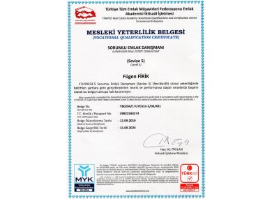 Fügen Firik seviye 5 belgesi