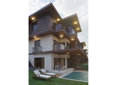 Seferihisarda Sıfır Site 4+1 Satılık Villa İzmir Çolak İbrahim Bey Mah