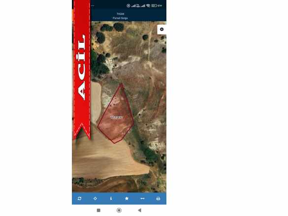 Ankara Polatlı Karaahmetde 4200 M2 Tek Tapu Satılık Tarla Karaahmet Mah