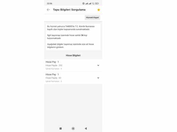 Ankara Sincan Temelli Bacı Da 34+143=177 M2 Hisseli Tapulu Satılık Tarla Mah