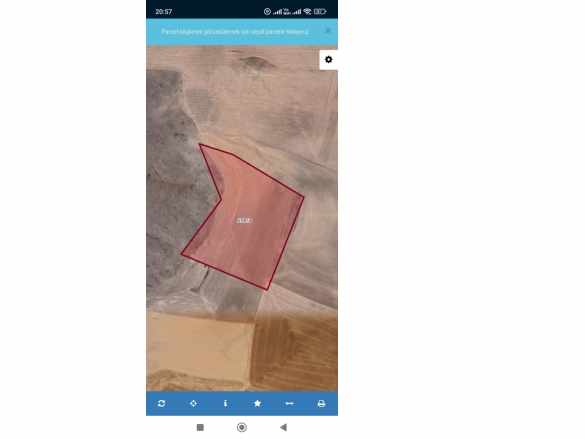 Ankara Polatlı Hacıtuğrul Da 166 M2 Hisseli Tapulu Satılık Tarla Mah