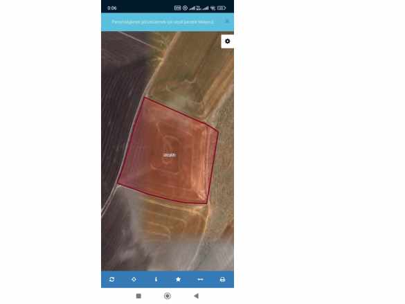 Ankara Polatlı Hacıtuğrul Da 222 M2 Hisseli Tapulu Satılık Tarla Mah