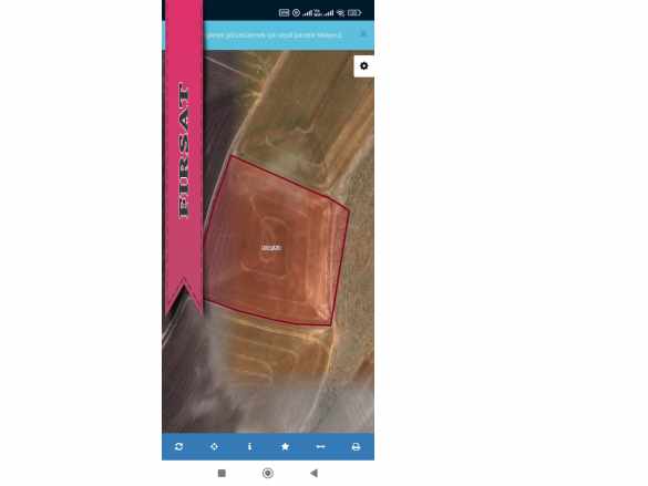 Ankara Polatlı Hacıtuğrul Da 222 M2 Hisseli Tapulu Satılık Tarla Mah