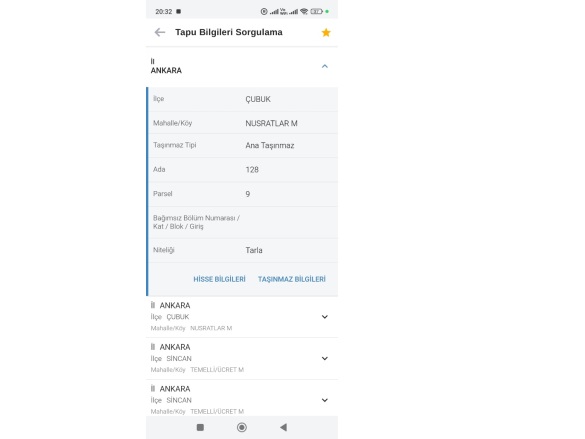 Nusratlar Mah. Çubuk Satılık Tarla |  111M2 29.215Tl Resim-2