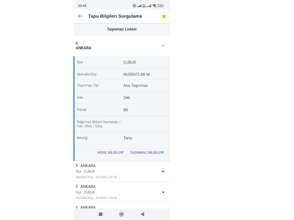 Nusratlar Mah. Çubuk Satılık Tarla |  68M2 22.035Tl Resim-5