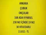 Ankara Çubuk Okçular Da 19 M2 Hisseli Tapulu Bahçe Satılık Tarla Mah
