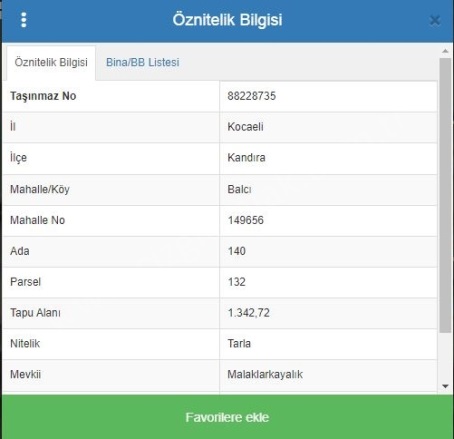 Balcı Mah. Kandıra Satılık Tarla |  1342M2 1.880.000Tl Resim-1