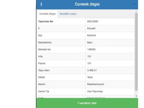 Balcı Mah. Kandıra Satılık Tarla |  3496M2 3.960.000Tl Resim-2