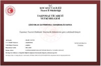 Taşınmaz Ticareti Yetki Belgesi
