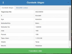 Kandıra Balcı Mah. Satılık Tarla 1532 M2