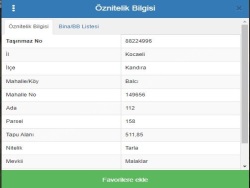 Kandıra Balcı Mah. Satılık Tarla 512 M2