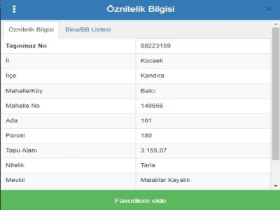 Çizgi Emlaktan Kandıra Balcı Da Satılık Tarla 3155 M2 Arazi Mah