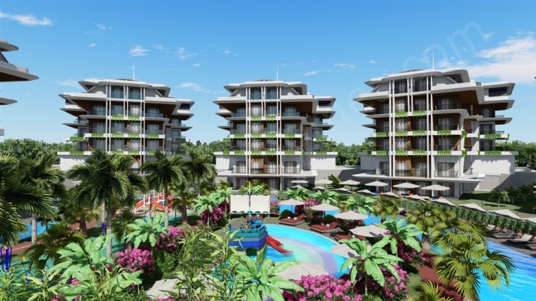 Oba Mah. Alanya Proje Devam Eden | 1+1,2+1,3+1195.000€ - 445.000€ Resim-1