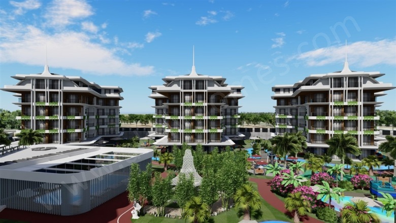 Oba Mah. Alanya Proje Devam Eden | 1+1,2+1,3+1195.000€ - 445.000€ Resim-4