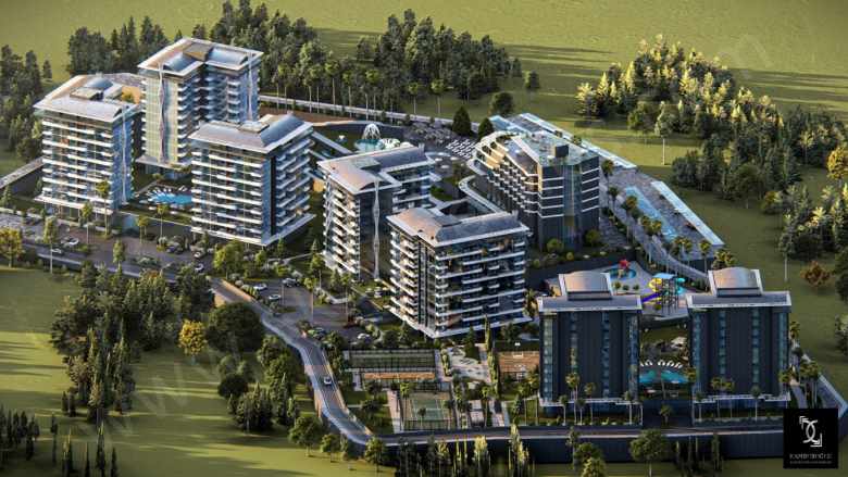Alanyanın Avsallar Bölgesinde Denize 900M Mesafede Büyük Proje Devam Eden Mah