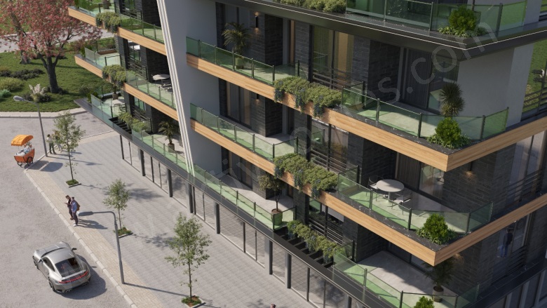 Oba Mah. Alanya Proje Devam Eden | 1+1,2+1,3+1295.000€ - 650.000€ Resim-4