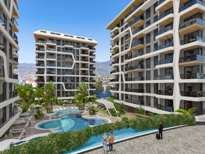 Lüx Yeni Konut Projeleri Tosmur Bölgesinde Antalya Alanya Mah