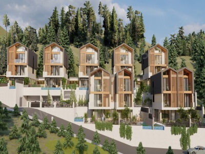 Yeni Konut Projeleri Aşamasında Havuzlu Villalar Bektaş Alanya 81 55 142 M2 Mah