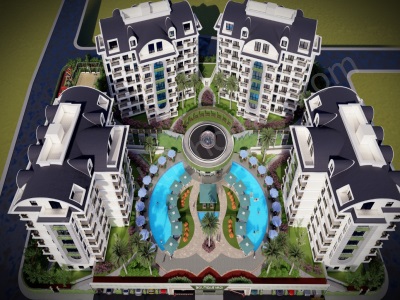 Çıplaklı Bölgede Lüx Sitede 3+1 4+1 6+1 Daireler Yeni Konut Projeleri Alanya Mah